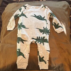 Dinosaur Print Kids One Piece Footie